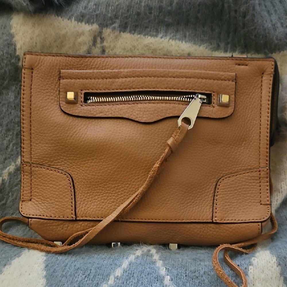 Rebecca Minkoff Tan Leather Wristlet